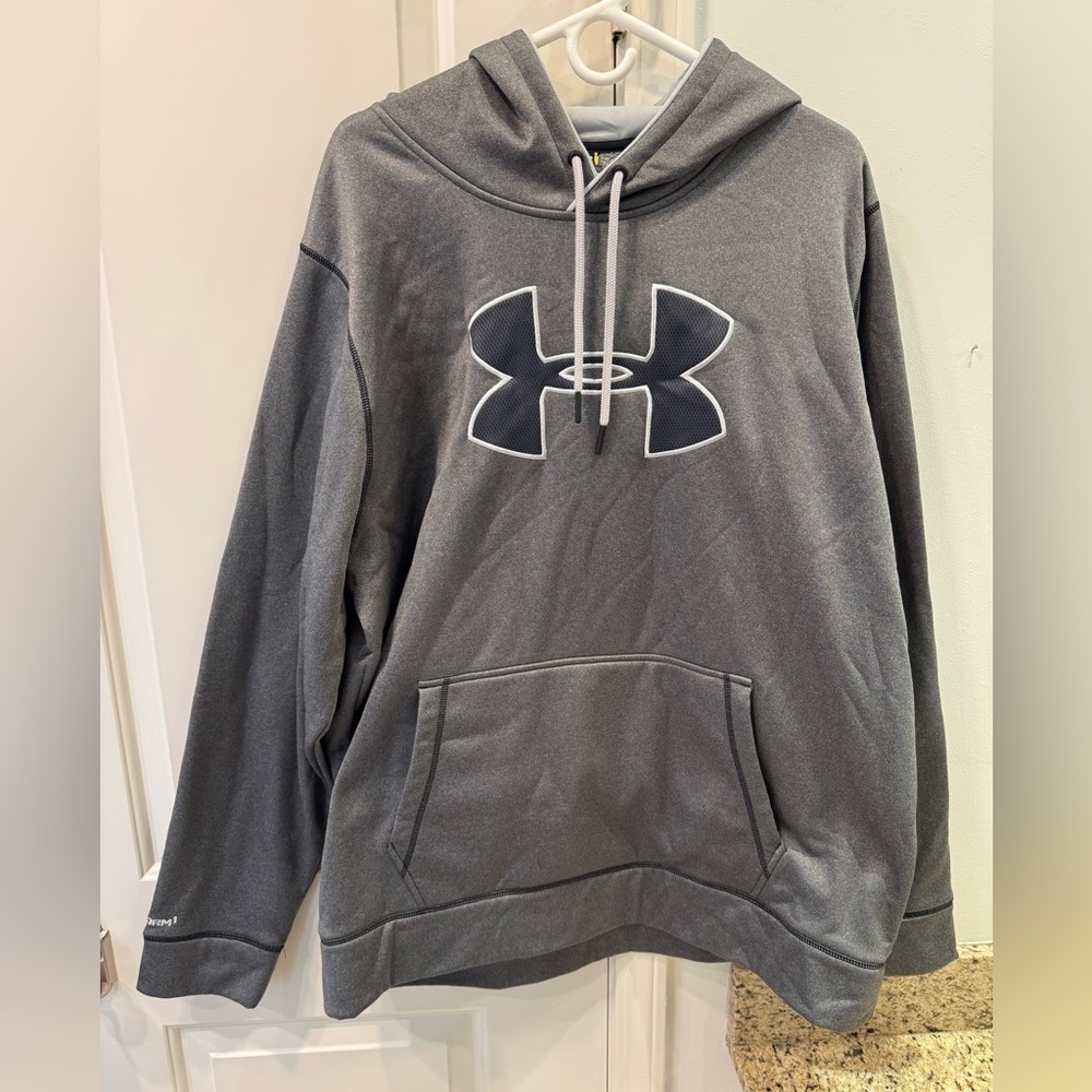 Under Armour Men's Storm 1 Gray Hoodie - 2XL